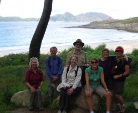 Taking a break Costa da Vela Photo-Courtesy M. Daley